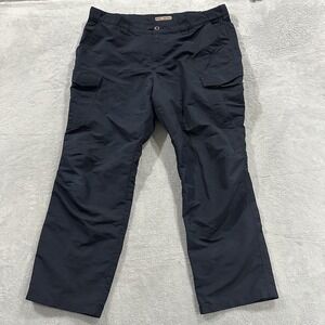 5.11 Tactical Work Pants Men 44 x 32 Workwear Ripstop Heavyweight Navy Blue